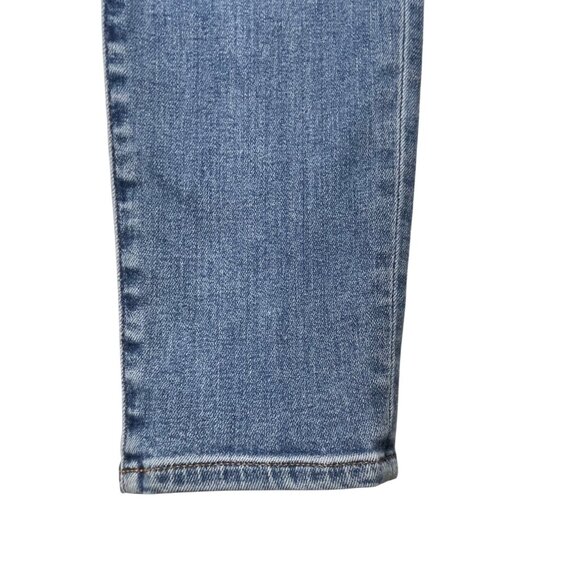 Madewell Women's 25P Jeans Mid-Rise Roadtripper Jeans Blue Denim Cotton‎ Blend - Picture 9 of 14